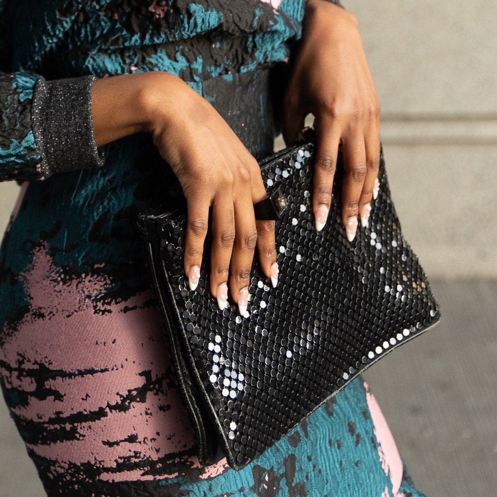 Sequin handbag